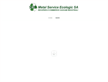 Tablet Screenshot of metalservice.ch