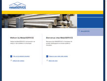 Tablet Screenshot of metalservice.be
